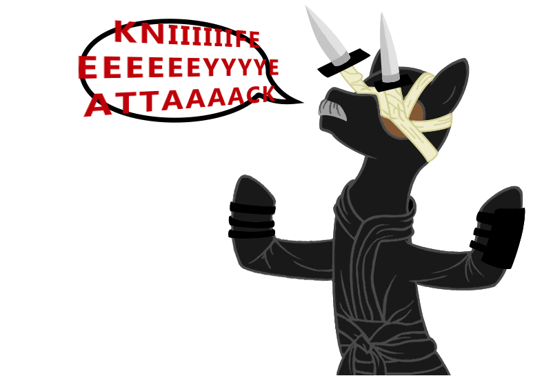 Size: 786x545 | Tagged: artist:therecliner27, dan mcninja, derpibooru import, dr. mcninja, ninja, ponified, safe