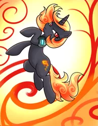 Size: 777x1000 | Tagged: safe, artist:madmax, derpibooru import, oc, oc:incendia, unofficial characters only, pony, unicorn, fanfic, fanfic:antipodes, solo