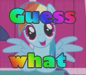 Size: 277x243 | Tagged: creepy, derpibooru import, dot matrix, edit, edited screencap, grimdark, it's a trap, rainbow dash, scary, screencap, solo, the ticket master