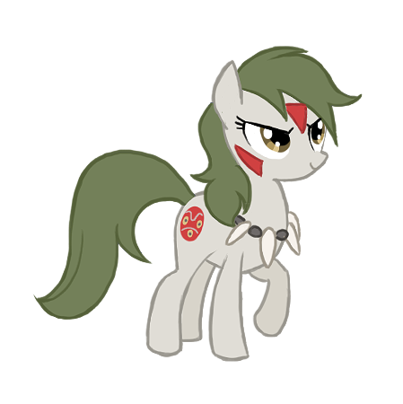 Size: 449x450 | Tagged: anime, artist:dawnfire, derpibooru import, ponified, princess mononoke, safe, san, simple background, studio ghibli, transparent background