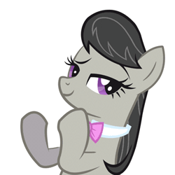 Size: 360x360 | Tagged: animated, artist:mihaaaa, clapping, clapping ponies, derpibooru import, octavia melody, reaction image, safe, smug