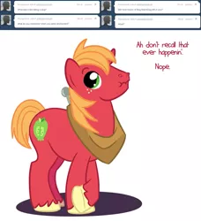 Size: 913x1000 | Tagged: safe, artist:tex, derpibooru import, big macintosh, earth pony, pony, ask big macintosh, ask, male, stallion, tumblr