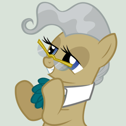 Size: 770x770 | Tagged: animated, artist:mihaaaa, clapping, clapping ponies, derpibooru import, glasses, mayor mare, safe