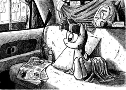 Size: 4888x3496 | Tagged: abandoned, artist:smellslikebeer, black and white, bygone civilization, car, crosshatch, derpibooru import, earth, grayscale, human, ink, looking at something, looking away, mannequin, monochrome, prone, safe, traditional art, twilight sparkle