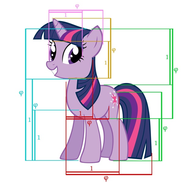 Size: 1260x1260 | Tagged: safe, derpibooru import, twilight sparkle, pony, unicorn, geometry, golden ratio, image, jpeg, math, perfection, phi, unicorn twilight