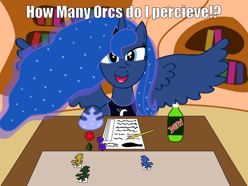 Size: 800x600 | Tagged: artist:gimpcowking, derpibooru import, princess luna, pun, safe, solo, tabletop game