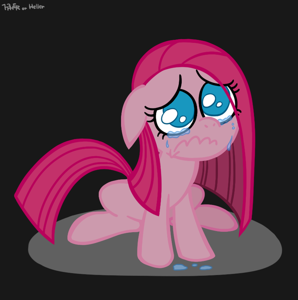 Size: 800x805 | Tagged: artist:773her, crying, derpibooru import, pinkie pie, sad, safe