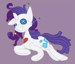 Size: 967x824 | Tagged: safe, artist:glitteringtrinkets, derpibooru import, rarity, doll, image, pin, pincushion, plushie, png, toy, voodoo doll