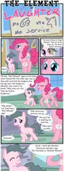 Size: 750x2000 | Tagged: artist:gingermint, artist:icekatze, derpibooru import, filly, mother and daughter, oc, pinkie pie, racism, sad, semi-grimdark