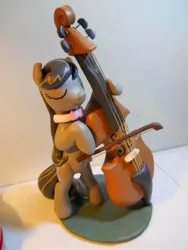 Size: 1944x2592 | Tagged: safe, artist:earthenpony, derpibooru import, octavia melody, craft, custom, irl, photo, sculpture