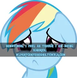 Size: 500x504 | Tagged: safe, derpibooru import, rainbow dash, image macro, meta, pony confession, text