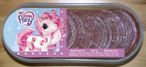 Size: 500x231 | Tagged: safe, derpibooru import, desert rose, pony, food, horse meat, horse meat scandal, irl, meat, photo, pony flesh