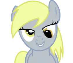 Size: 900x770 | Tagged: dead source, safe, artist:eruvon, derpibooru import, derpy hooves, pegasus, pony, bedroom eyes, female, love face, mare, show accurate, simple background, transparent background, vector