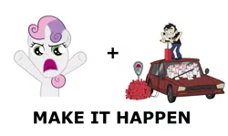 Size: 1337x796 | Tagged: safe, derpibooru import, sweetie belle, dan, dan vs, exploitable meme, make it happen, meta, oh come on