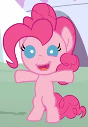 Size: 1500x2160 | Tagged: safe, artist:beavernator, derpibooru import, pinkie pie, pony, baby, baby pie, baby pony, filly, foal