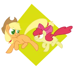 Size: 2000x1909 | Tagged: apple bloom, applejack, artist:strangiesleepy, derpibooru import, safe