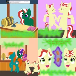 Size: 2000x2000 | Tagged: artist:catnipfairy, ask the flim flam bros, derpibooru import, flam, flim, flim flam brothers, high res, safe, tumblr, vector, younger