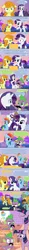 Size: 650x5561 | Tagged: artist:peppersupreme, boast busters, carrot top, comic, derpibooru import, golden harvest, moustache, rainbow dash, rarity, safe, snails, snips, spike, steven magnet, twilight sparkle