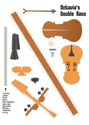 Size: 2479x3499 | Tagged: artist:kna, cello, derpibooru import, high res, musical instrument, octavia melody, papercraft, safe, template