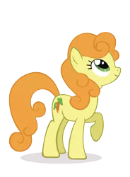 Size: 2386x3246 | Tagged: safe, artist:kna, derpibooru import, carrot top, golden harvest, earth pony, pony, background pony, cute, female, high res, looking up, mare, raised hoof, simple background, solo, transparent background, vector