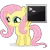 Size: 600x600 | Tagged: safe, artist:blackm3sh, artist:kittyhawk-contrail, derpibooru import, fluttershy, female, filly, filly fluttershy, icon, image, png, terminal, younger