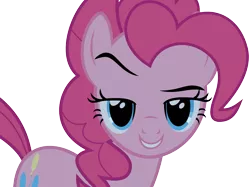 Size: 6700x5000 | Tagged: absurd resolution, artist:pikamander2, bedroom eyes, derpibooru import, pinkie pie, show accurate, simple background, suggestive, transparent background, vector