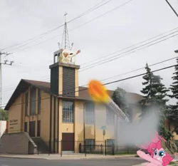 Size: 886x825 | Tagged: artist:paultorsynocobnik, derpibooru import, edit, missile, pinkie pie, pope, safe