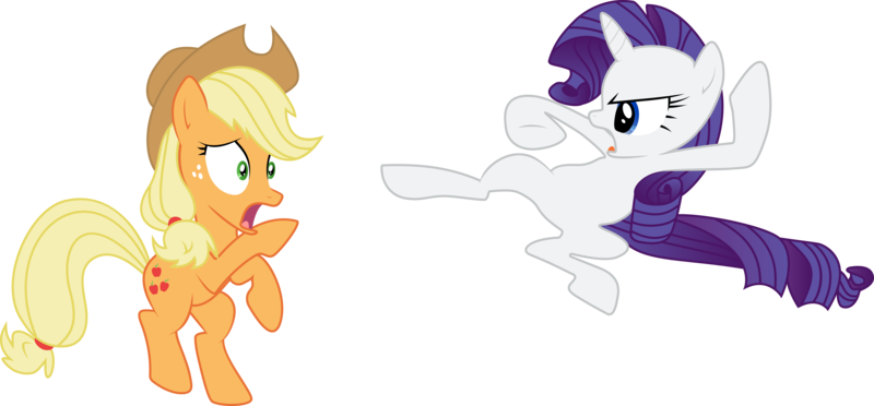 Size: 10933x5079 | Tagged: absurd resolution, applejack, artist:wictimcz, derpibooru import, rarity, safe, simple background, transparent background, vector