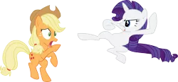 Size: 10933x5079 | Tagged: absurd resolution, applejack, artist:wictimcz, derpibooru import, rarity, safe, simple background, transparent background, vector