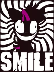 Size: 600x800 | Tagged: artist:grumbeerkopp, derpibooru import, grimdark, insanity, poster, propaganda, smiling, twilight snapple, twilight sparkle