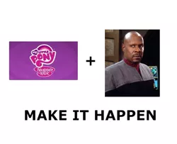 Size: 680x552 | Tagged: benjamin sisko, deep space nine, derpibooru import, exploitable meme, human, make it happen, meta, safe, star trek