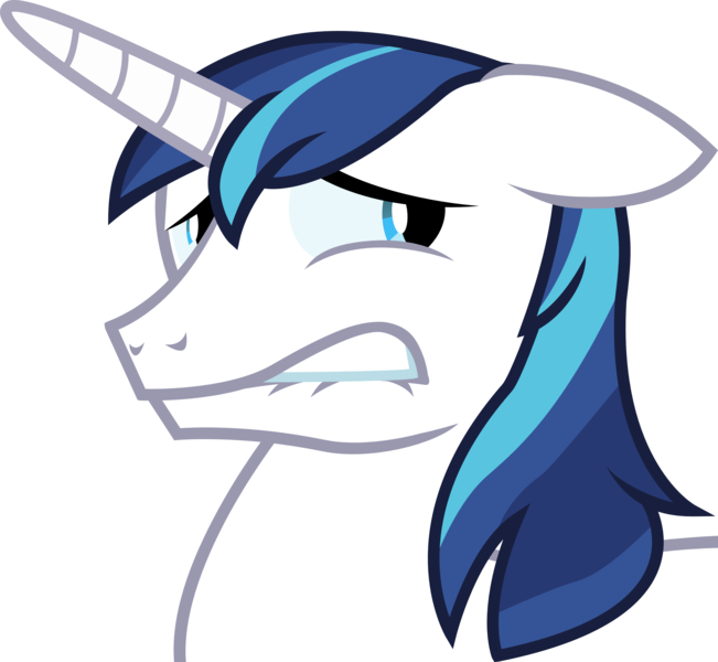 Size: 3289x3031 | Tagged: safe, artist:firestorm-can, derpibooru import, shining armor, pony, unicorn, .svg available, floppy ears, high res, lip bite, male, reaction image, simple background, solo, stallion, transparent background, vector