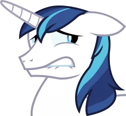 Size: 3289x3031 | Tagged: safe, artist:firestorm-can, derpibooru import, shining armor, pony, unicorn, .svg available, floppy ears, high res, lip bite, male, reaction image, simple background, solo, stallion, transparent background, vector