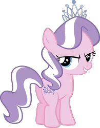 Size: 4000x5117 | Tagged: safe, artist:scrimpeh, derpibooru import, diamond tiara, pony, .svg available, absurd resolution, female, filly, plot, simple background, solo, transparent background, vector