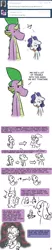 Size: 500x2384 | Tagged: safe, artist:inkypaws-productions, derpibooru import, rarity, spike, adult spike, askspikeandrarity, female, interspecies, male, older, older spike, shipping, sparity, straight, tumblr