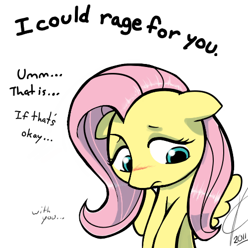 Size: 500x500 | Tagged: artist:valcron, derpibooru import, fluttershy, if that's okay with you, ponibooru import, safe, solo