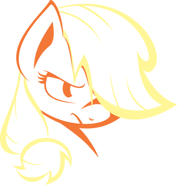 Size: 4598x4821 | Tagged: safe, artist:up1ter, derpibooru import, applejack, earth pony, pony, absurd resolution, bust, female, lineart, mare, portrait, simple background, solo, transparent background, vector