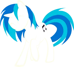 Size: 3398x3066 | Tagged: safe, artist:up1ter, derpibooru import, vinyl scratch, pony, unicorn, cutie mark, eyes closed, female, high res, hooves, horn, lineart, mare, raised hoof, simple background, solo, transparent background, vector