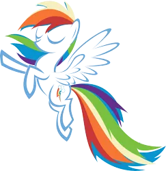 Size: 9733x10009 | Tagged: safe, artist:up1ter, derpibooru import, rainbow dash, pegasus, pony, absurd resolution, cutie mark, eyes closed, female, hooves, lineart, mare, simple background, solo, spread wings, transparent background, wings