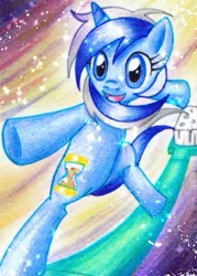 Size: 369x515 | Tagged: safe, artist:theunununium, derpibooru import, minuette, pony, unicorn, bipedal, female, mare, open mouth, solo, toothbrush