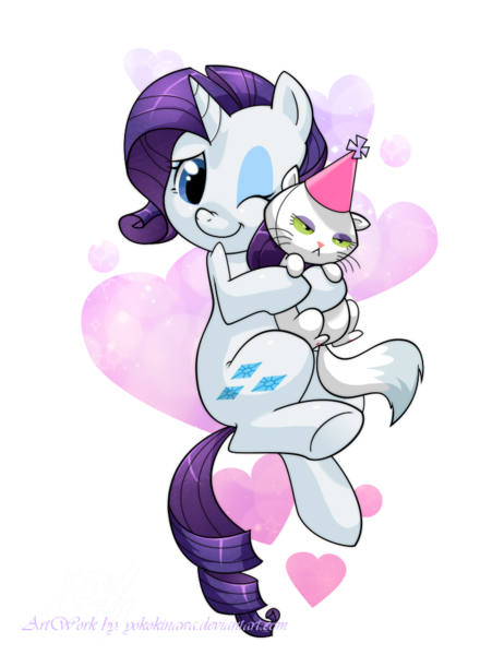 Size: 750x975 | Tagged: artist:yokokinawa, derpibooru import, hug, opalescence, rarity, safe, simple background, transparent background