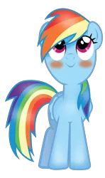 Size: 3048x5136 | Tagged: artist:bigccv, blushing, derpibooru import, rainbow dash, safe, simple background, transparent background, vector