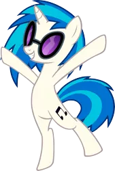 Size: 6759x10001 | Tagged: safe, artist:up1ter, derpibooru import, vinyl scratch, pony, unicorn, absurd resolution, cutie mark, female, hooves, horn, mare, simple background, smiling, solo, sunglasses, teeth, transparent background, vector