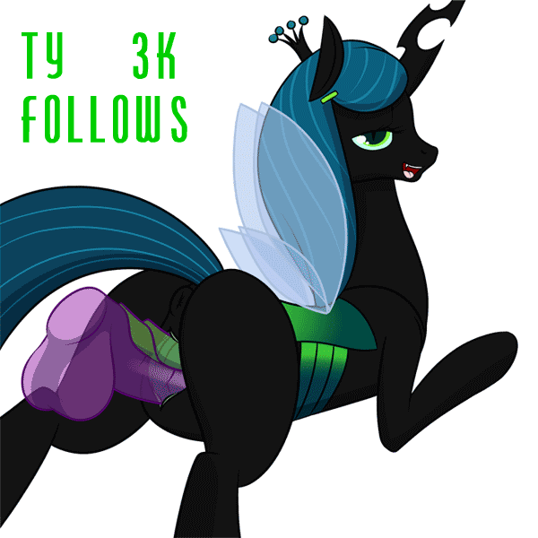 Size: 600x600 | Tagged: dead source, explicit, artist:kloudmutt, derpibooru import, queen chrysalis, changeling, changeling queen, alternate hairstyle, animated, anus, dildo, female, followers, gif, hairpin, image, insertion, lidded eyes, masturbation, milestone, nudity, open mouth, ponut, sex toy, sidemouth, simple background, slit eyes, solo, solo female, transparent background, vagina, vaginal insertion