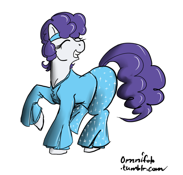 Size: 1024x977 | Tagged: 70s, artist:omnifob, derpibooru import, disco, rarity, safe