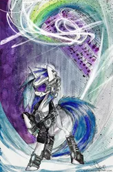 Size: 1518x2312 | Tagged: safe, artist:nastylady, derpibooru import, vinyl scratch, solo