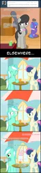 Size: 710x2953 | Tagged: safe, artist:erthilo, derpibooru import, bon bon, lyra heartstrings, octavia melody, parish nandermane, sweetie drops, earth pony, pony, unicorn, ask octavia, comic, female, juice, juice box, male, mare, stallion, tumblr