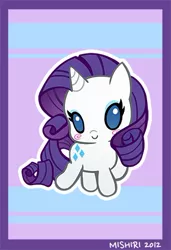 Size: 300x439 | Tagged: artist:mishiri, chibi, cute, derpibooru import, rarity, safe