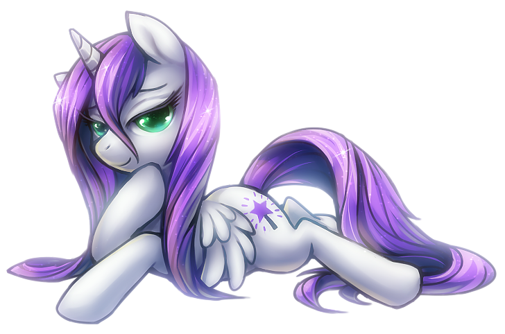 Size: 728x482 | Tagged: suggestive, artist:kawiko, derpibooru import, oc, unofficial characters only, alicorn, pony, alicorn oc, bedroom eyes, female, lying down, mare, simple background, solo, solo female, transparent background