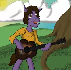 Size: 900x889 | Tagged: artist:tateshaw, derpibooru import, george harrison, guitar, here comes the sun, ponified, safe, song, the beatles